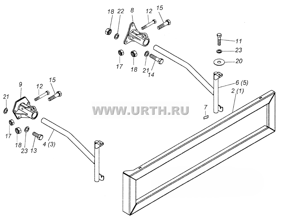 6522-8410003 Установка боковой защиты